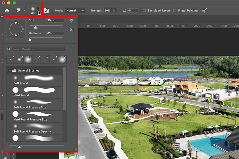how to use the smudge tool